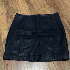 Free People Midnight Black Mini Skirt